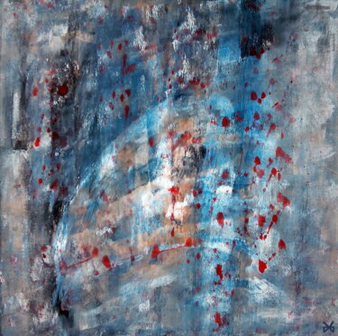 Painting titled "Légende personnelle…" by Davidian Gotis Abstraction Abstraite, Original Artwork, Acrylic