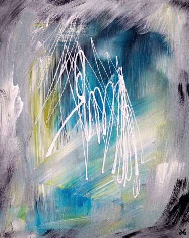 Painting titled "Interversion - Abst…" by Davidian Gotis Abstraction Abstraite, Original Artwork, Acrylic