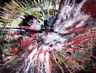 Peinture intitulée "Phénomène  - Abstra…" par Davidian Gotis Abstraction Abstraite, Œuvre d'art originale, Acrylique