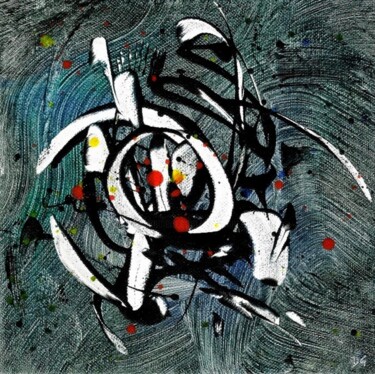Painting titled "Galilee - Abstracti…" by Davidian Gotis Abstraction Abstraite, Original Artwork, Encaustic