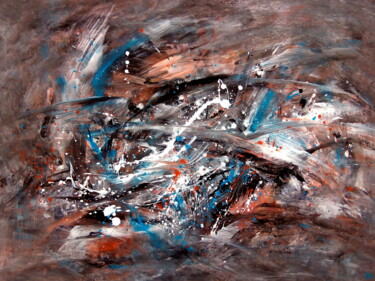 Картина под названием "Inconnaissance (Unk…" - Davidian Gotis Abstraction Abstraite, Подлинное произведение искусства, Акрил