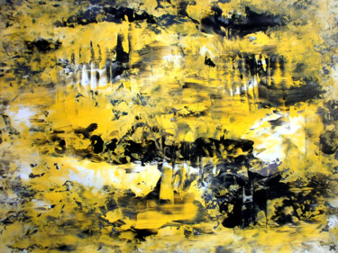 Peinture intitulée "Aux Frontieres du R…" par Davidian Gotis Abstraction Abstraite, Œuvre d'art originale, Acrylique