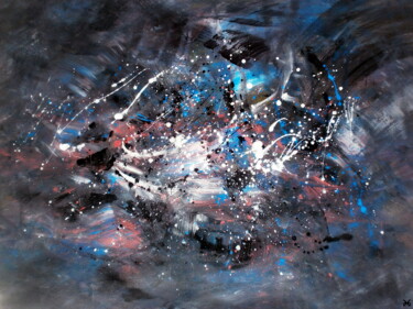Pittura intitolato "Pétillance (Sparkle…" da Davidian Gotis Abstraction Abstraite, Opera d'arte originale, Acrilico