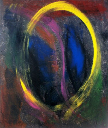Peinture intitulée "Le Médaillon (the m…" par Davidian Gotis Abstraction Abstraite, Œuvre d'art originale, Acrylique