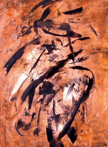 Painting titled "Energie vitale (Vit…" by Davidian Gotis Abstraction Abstraite, Original Artwork, Acrylic