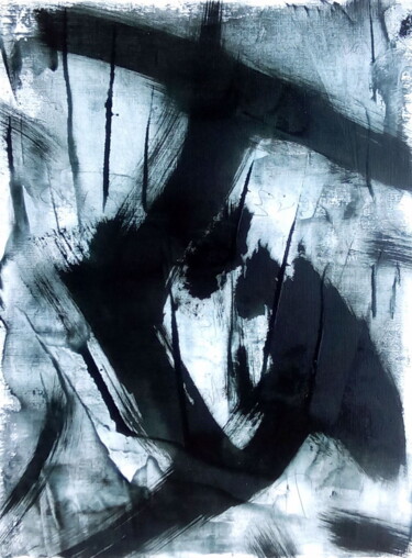 Schilderij getiteld "L'enclume de Thor (…" door Davidian Gotis Abstraction Abstraite, Origineel Kunstwerk, Acryl