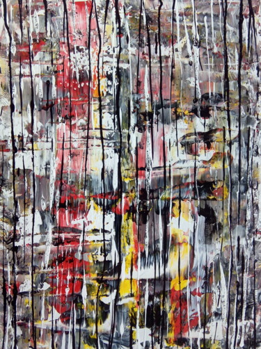 Painting titled "Resignation - Abstr…" by Davidian Gotis Abstraction Abstraite, Original Artwork, Acrylic