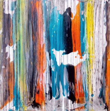 Pintura titulada "Madura - Abstractio…" por Davidian Gotis Abstraction Abstraite, Obra de arte original, Acrílico