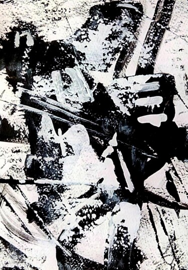 Картина под названием "Association - Abstr…" - Davidian Gotis Abstraction Abstraite, Подлинное произведение искусства, Акрил