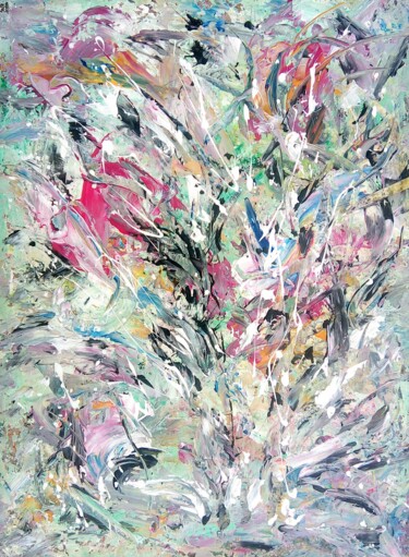 Painting titled "Force Vitale (life…" by Davidian Gotis Abstraction Abstraite, Original Artwork, Acrylic