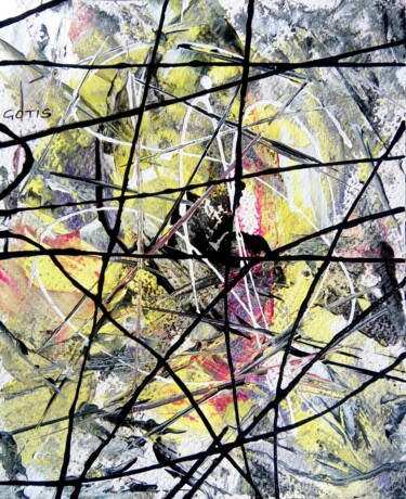 Peinture intitulée "Hiroki - Abstractio…" par Davidian Gotis Abstraction Abstraite, Œuvre d'art originale, Acrylique