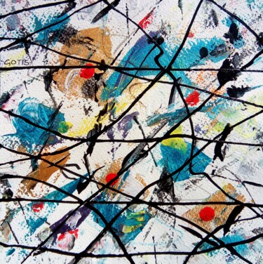 Peinture intitulée "Tamura - Abstractio…" par Davidian Gotis Abstraction Abstraite, Œuvre d'art originale, Acrylique