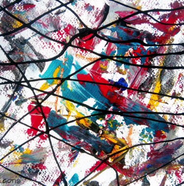 Painting titled "Yatsuke - Abstracti…" by Davidian Gotis Abstraction Abstraite, Original Artwork, Acrylic