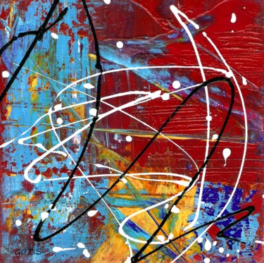 Painting titled "Daltan - Abstractio…" by Davidian Gotis Abstraction Abstraite, Original Artwork, Acrylic