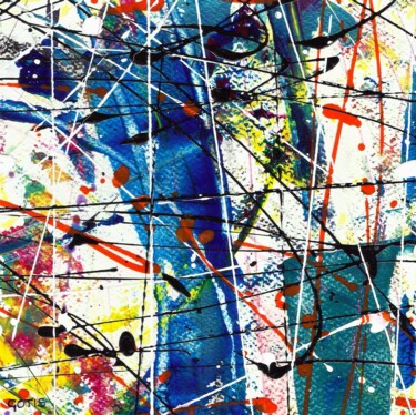 Pittura intitolato "Fueko - Abstraction…" da Davidian Gotis Abstraction Abstraite, Opera d'arte originale, Acrilico