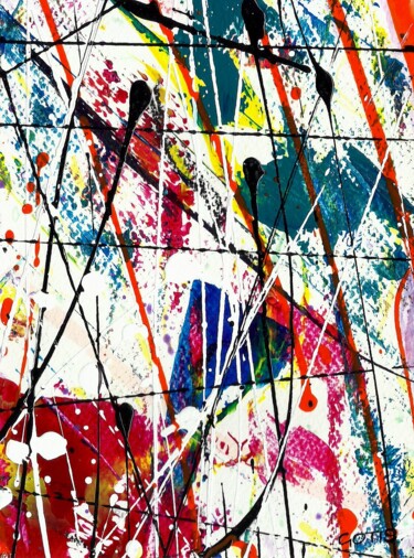 Pintura titulada "Umeko - Abstraction…" por Davidian Gotis Abstraction Abstraite, Obra de arte original, Acrílico