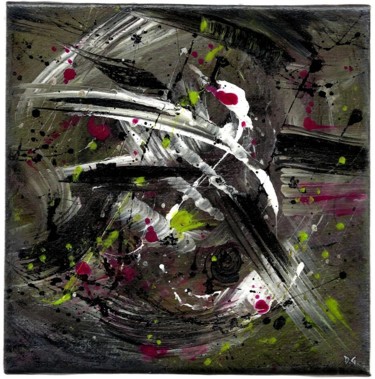 Painting titled "La noce des oiseaux…" by Davidian Gotis Abstraction Abstraite, Original Artwork, Acrylic