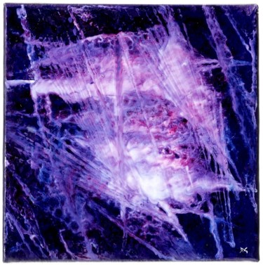 Painting titled "Nuit Céleste (Celes…" by Davidian Gotis Abstraction Abstraite, Original Artwork, Oil