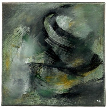 Painting titled "Brume intérieure (I…" by Davidian Gotis Abstraction Abstraite, Original Artwork, Acrylic