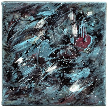 Painting titled "Saints de glace (Th…" by Davidian Gotis Abstraction Abstraite, Original Artwork, Acrylic