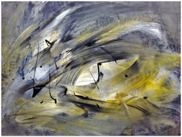 绘画 标题为“Esprit du Soleil (S…” 由Davidian Gotis Abstraction Abstraite, 原创艺术品, 丙烯