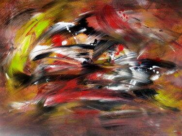 Peinture intitulée "Clown Intérieur (In…" par Davidian Gotis Abstraction Abstraite, Œuvre d'art originale, Acrylique