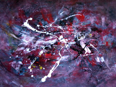 Painting titled "Etoiles Danseuses (…" by Davidian Gotis Abstraction Abstraite, Original Artwork, Acrylic