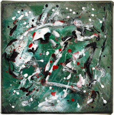 Malerei mit dem Titel "Espace Vert (Green…" von Davidian Gotis Abstraction Abstraite, Original-Kunstwerk, Acryl