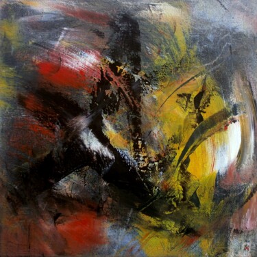 Картина под названием "Kobra - Abstraction…" - Davidian Gotis Abstraction Abstraite, Подлинное произведение искусства, Акрил