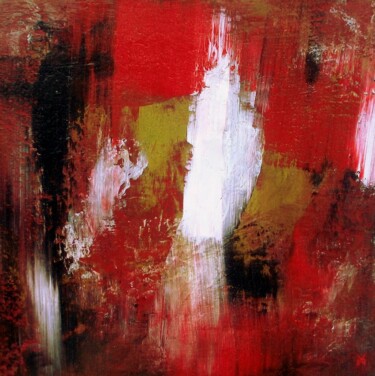 Painting titled "Espelette - Abstrac…" by Davidian Gotis Abstraction Abstraite, Original Artwork, Acrylic