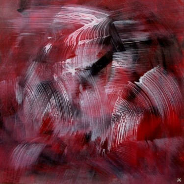 Painting titled "Racine première² (P…" by Davidian Gotis Abstraction Abstraite, Original Artwork, Acrylic