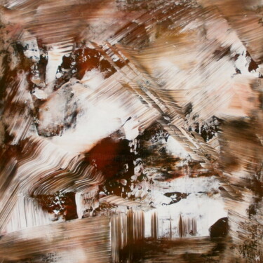 Painting titled "Reflet du temps (Ti…" by Davidian Gotis Abstraction Abstraite, Original Artwork, Acrylic