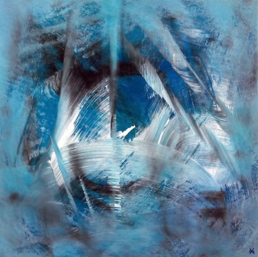 Painting titled "L'âme de fond (Soul…" by Davidian Gotis Abstraction Abstraite, Original Artwork, Acrylic