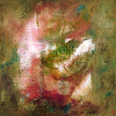 Painting titled "Au Nom de la Rose (…" by Davidian Gotis Abstraction Abstraite, Original Artwork, Acrylic
