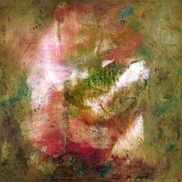 Peinture intitulée "Au Nom de la Rose (…" par Davidian Gotis Abstraction Abstraite, Œuvre d'art originale, Acrylique