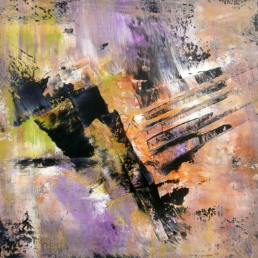 Peinture intitulée "Rocaille (Rockery)…" par Davidian Gotis Abstraction Abstraite, Œuvre d'art originale, Acrylique