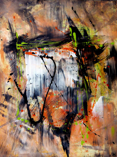 Painting titled "Perception - Abstra…" by Davidian Gotis Abstraction Abstraite, Original Artwork, Acrylic