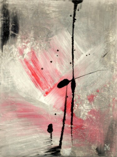 Painting titled "Immuable (Immutable…" by Davidian Gotis Abstraction Abstraite, Original Artwork, Acrylic