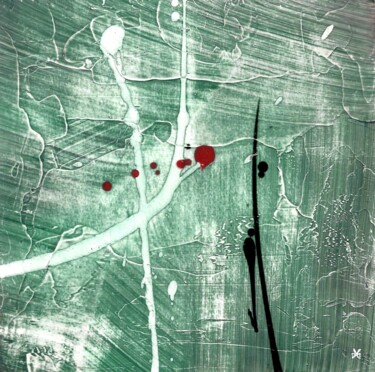 Peinture intitulée "Vertigo - Abstracti…" par Davidian Gotis Abstraction Abstraite, Œuvre d'art originale, Acrylique