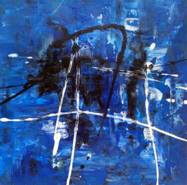 Картина под названием "Métaphore - Abstrac…" - Davidian Gotis Abstraction Abstraite, Подлинное произведение искусства, Акрил