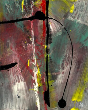 Painting titled "Pendulum - Abstract…" by Davidian Gotis Abstraction Abstraite, Original Artwork, Acrylic