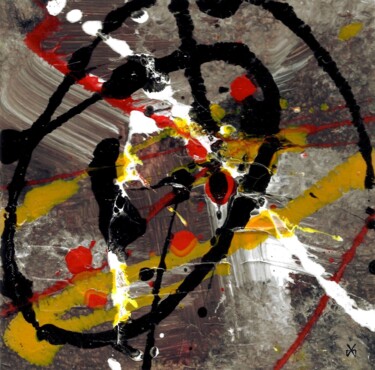 Malerei mit dem Titel "Décentralisation -…" von Davidian Gotis Abstraction Abstraite, Original-Kunstwerk, Acryl