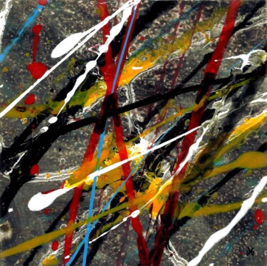 Painting titled "Concentration - Abs…" by Davidian Gotis Abstraction Abstraite, Original Artwork, Acrylic