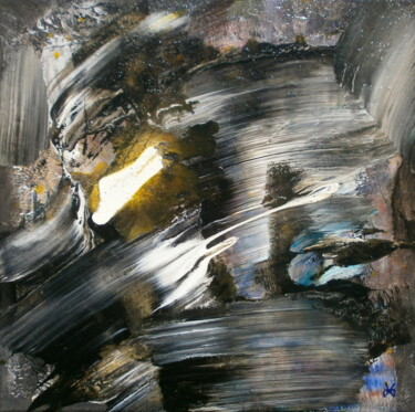 Painting titled "Intensité (Intensit…" by Davidian Gotis Abstraction Abstraite, Original Artwork, Acrylic