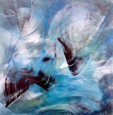 绘画 标题为“Ondine - Abstractio…” 由Davidian Gotis Abstraction Abstraite, 原创艺术品, 丙烯