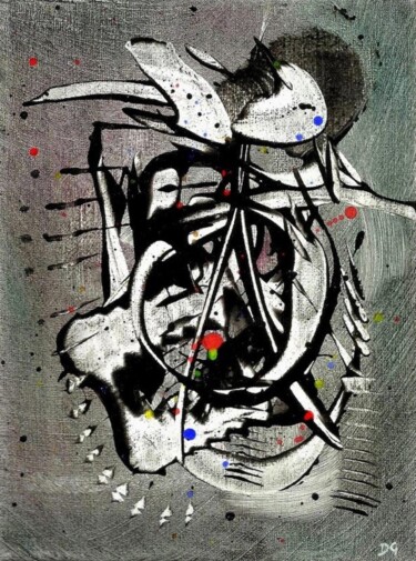 Peinture intitulée "Talos - Abstraction…" par Davidian Gotis Abstraction Abstraite, Œuvre d'art originale, Acrylique