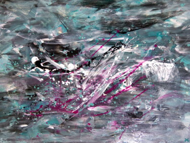 Schilderij getiteld "Sortilège (Charm) -…" door Davidian Gotis Abstraction Abstraite, Origineel Kunstwerk, Acryl