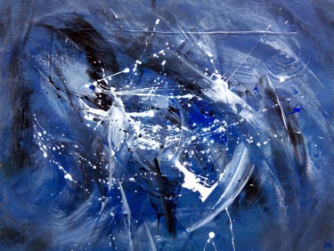 Peinture intitulée "Mermanescence - Abs…" par Davidian Gotis Abstraction Abstraite, Œuvre d'art originale, Acrylique