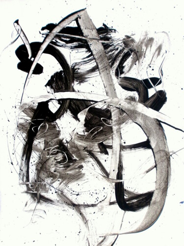 Malerei mit dem Titel "Maskerade - Abstrac…" von Davidian Gotis Abstraction Abstraite, Original-Kunstwerk, Acryl