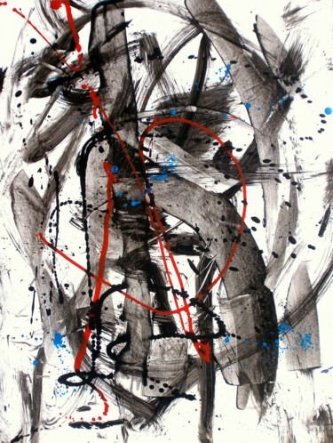 Painting titled "TRIX - Abstraction…" by Davidian Gotis Abstraction Abstraite, Original Artwork, Acrylic